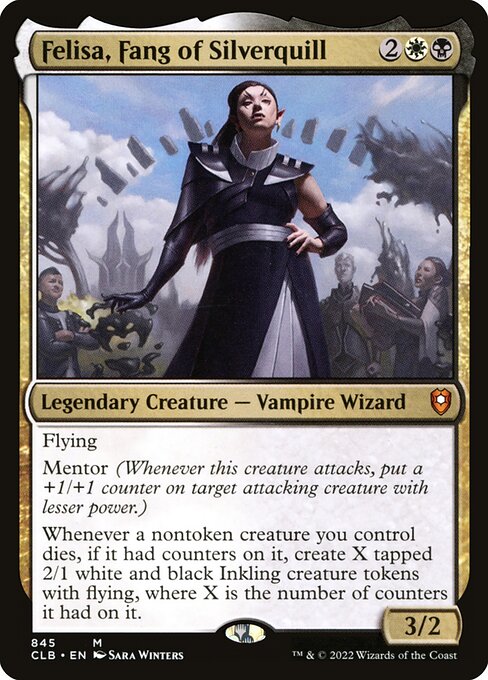 Felisa, Fang of Silverquill (845) [Commander Legends: Battle for Baldur's Gate]