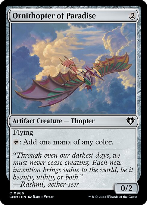 Ornithopter of Paradise (966) [Commander Masters]