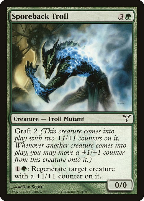 Sporeback Troll (94) [Dissension]