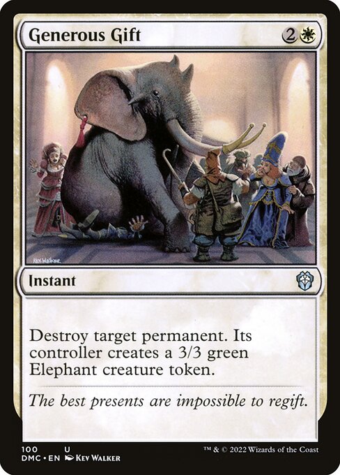 Generous Gift (100) [Dominaria United Commander]
