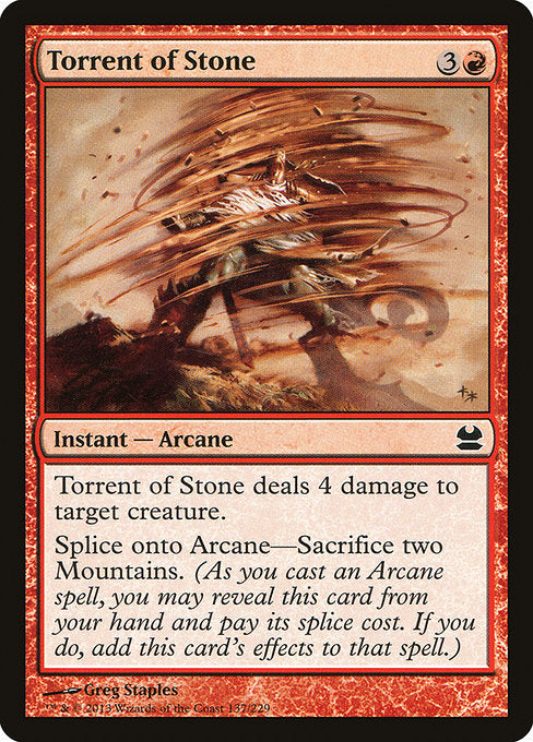 Torrent of Stone (137) [Modern Masters]