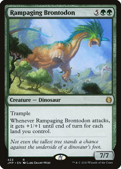 Rampaging Brontodon (423) [Jumpstart]