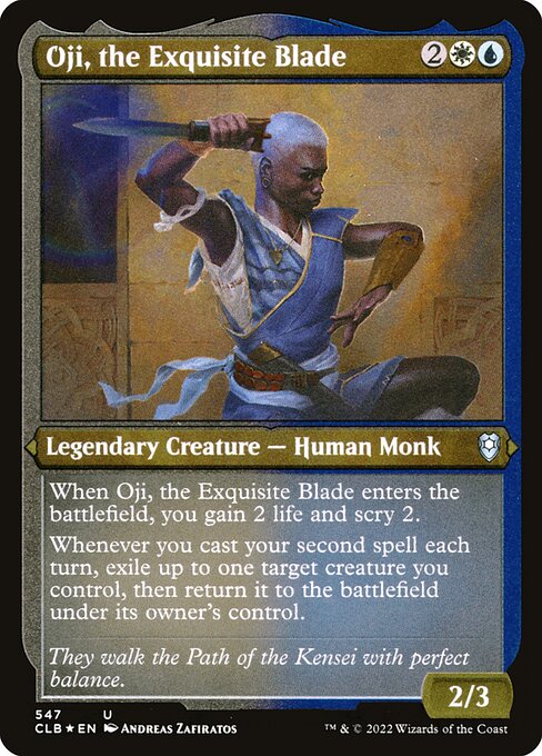 Oji, the Exquisite Blade (547) [Commander Legends: Battle for Baldur's Gate]