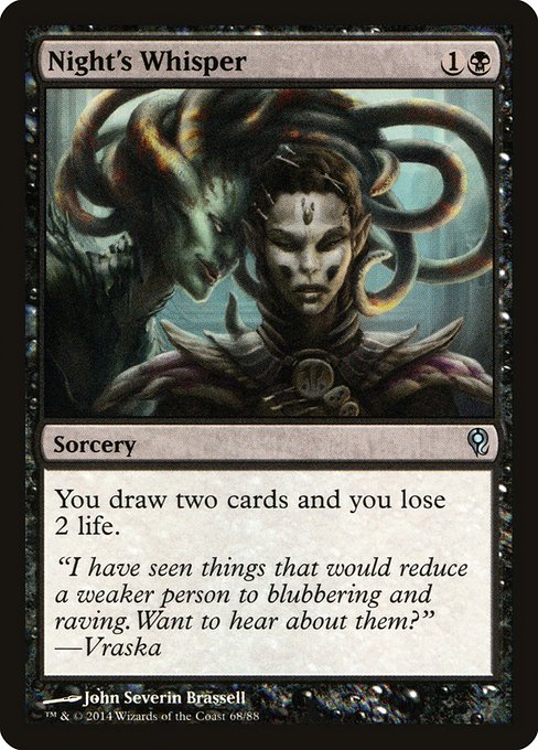 Night's Whisper (68) [Duel Decks: Jace vs. Vraska]