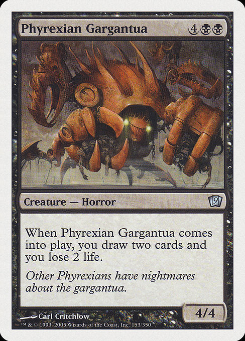 Phyrexian Gargantua (153) [Ninth Edition]