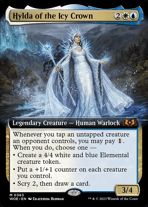 Hylda of the Icy Crown (363) [Wilds of Eldraine] [Extended Art]