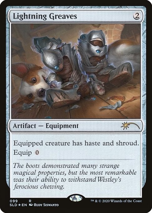 Lightning Greaves (99) [Secret Lair Drop]