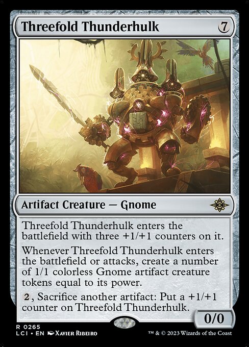 Threefold Thunderhulk (265) [The Lost Caverns of Ixalan]