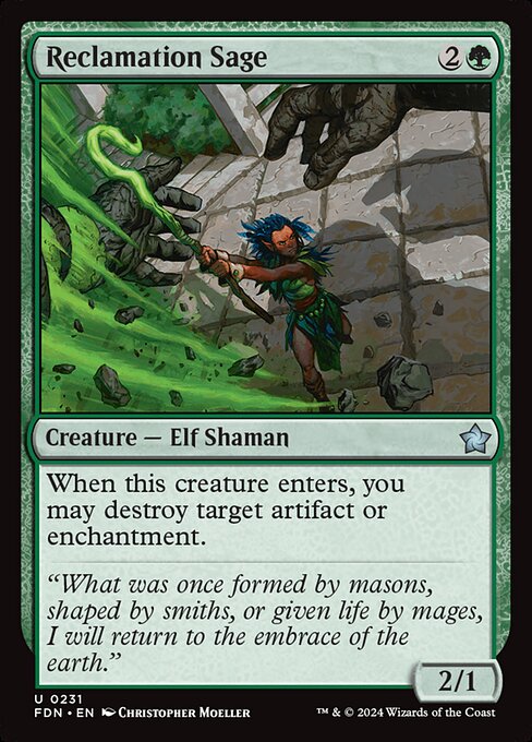 Reclamation Sage (231) [Foundations]