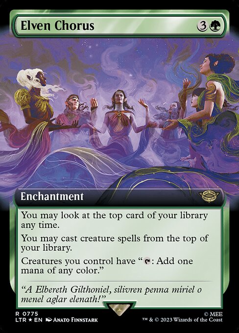 Elven Chorus (775) [The Lord of the Rings: Tales of Middle-earth] [Extended Art]