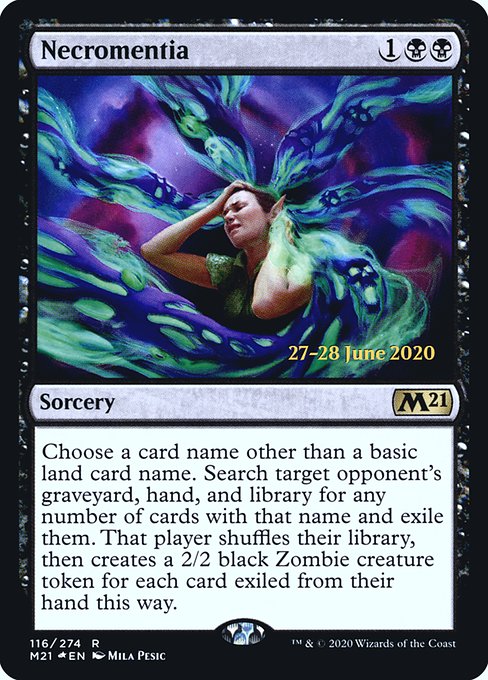 Necromentia (116s) [Core Set 2021 Promos]
