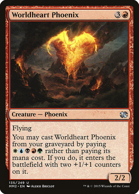 Worldheart Phoenix (135) [Modern Masters 2015]