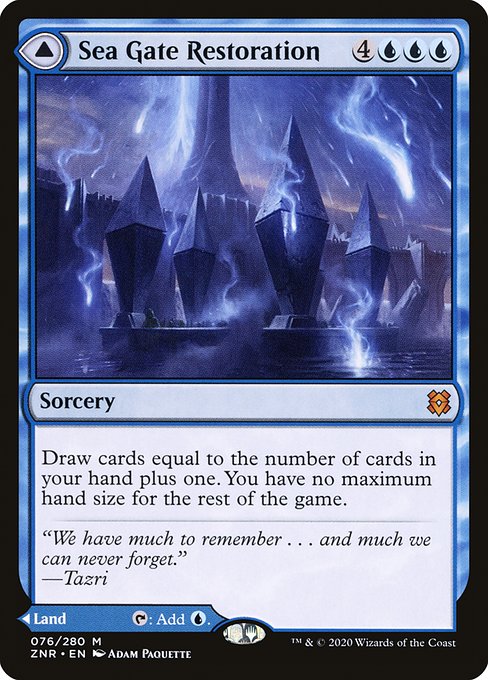Sea Gate Restoration // Sea Gate, Reborn (76) [Zendikar Rising]