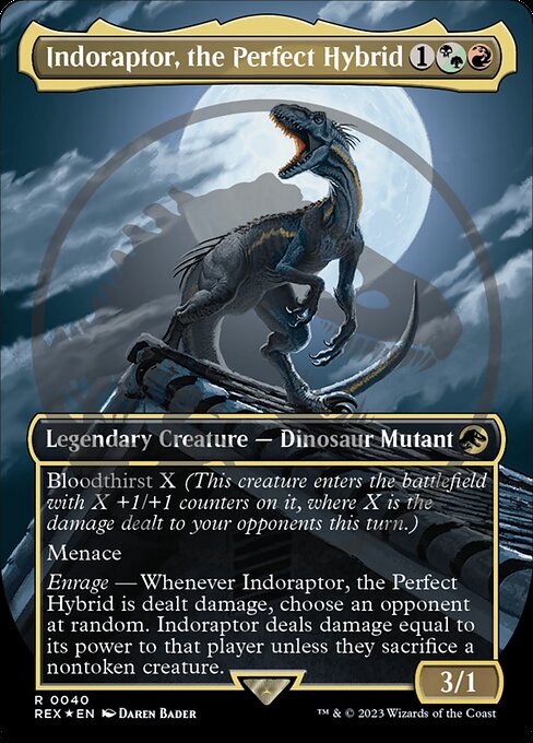 Indoraptor, the Perfect Hybrid (40) [Jurassic World Collection] [Borderless]