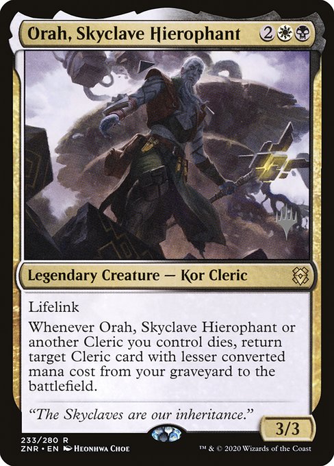 Orah, Skyclave Hierophant (233p) [Zendikar Rising Promos]