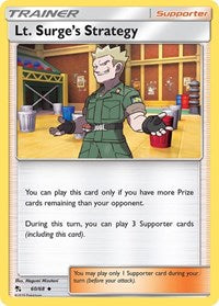 Lt. Surge's Strategy (60/68) [Hidden Fates]