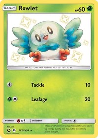 Rowlet (SV2/SV94) [Hidden Fates Shiny Vault]
