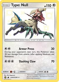 Type: Null (SV45/SV94) [Hidden Fates Shiny Vault]