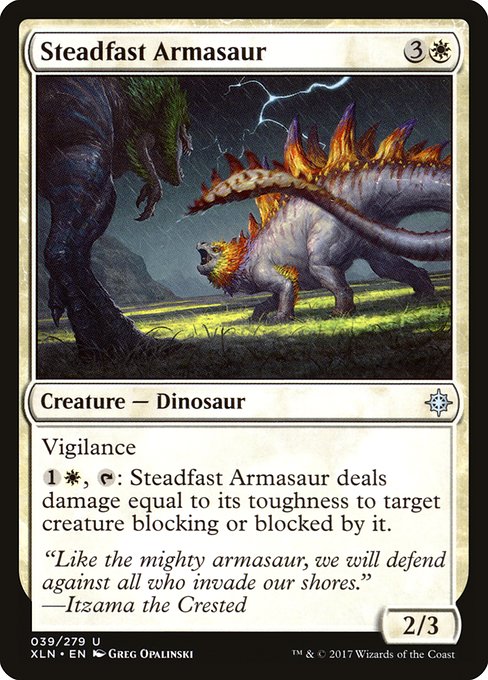 Steadfast Armasaur (39) [Ixalan]