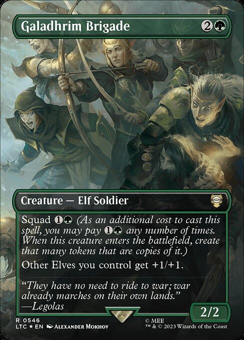 Galadhrim Brigade (546) [Tales of Middle-earth Commander] [Borderless]