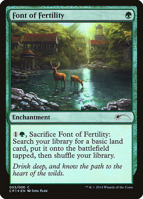 Font of Fertility (3) [Magic 2015 Clash Pack]