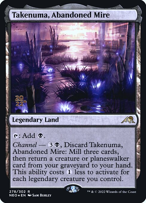 Takenuma, Abandoned Mire (278s) [Kamigawa: Neon Dynasty Promos]