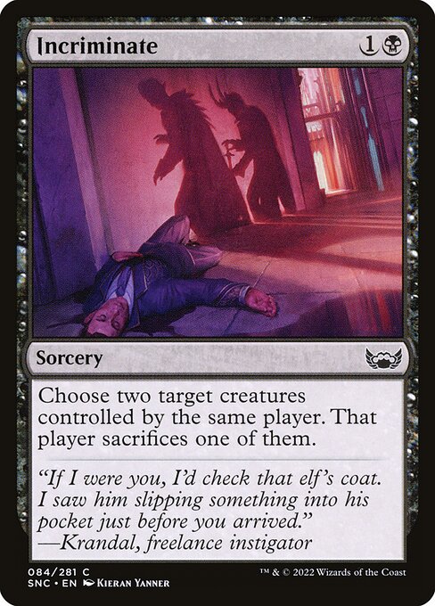 Incriminate (84) [Streets of New Capenna]