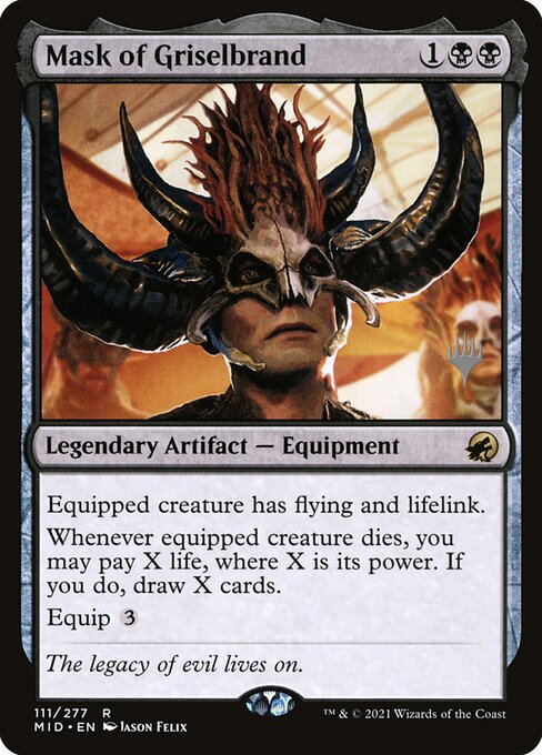 Mask of Griselbrand (111p) [Innistrad: Midnight Hunt Promos]