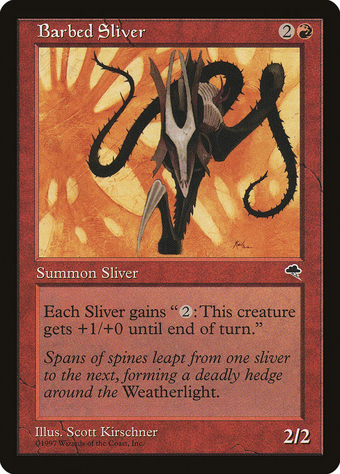 Barbed Sliver (163) [Tempest]