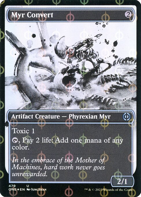 Myr Convert (479) [Phyrexia: All Will Be One] [Showcase]