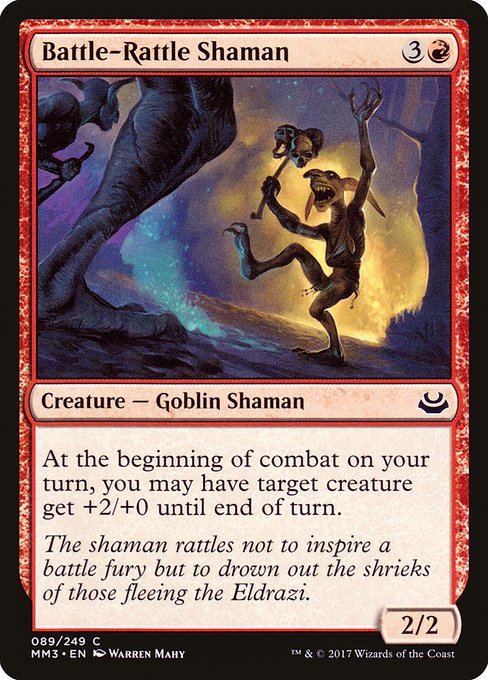 Battle-Rattle Shaman (89) [Modern Masters 2017]