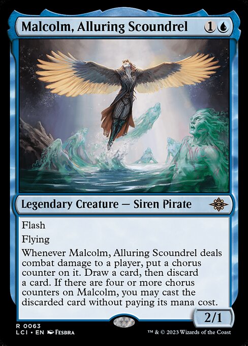 Malcolm, Alluring Scoundrel (63) [The Lost Caverns of Ixalan]