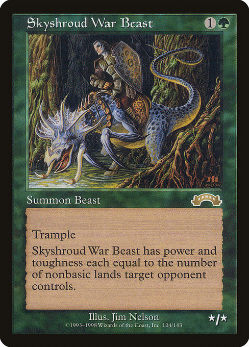 Skyshroud War Beast (124) [Exodus]