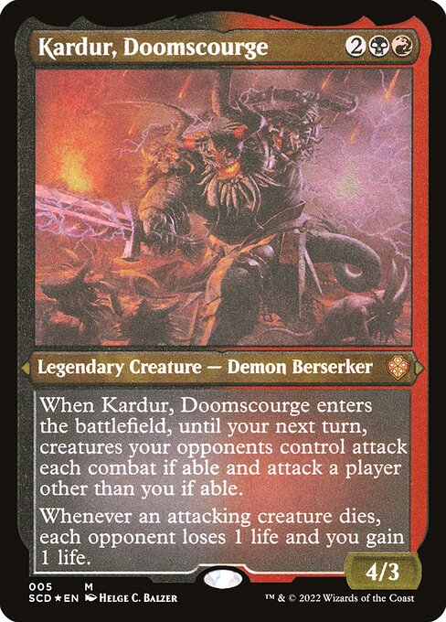 Kardur, Doomscourge (5) [Starter Commander Decks]