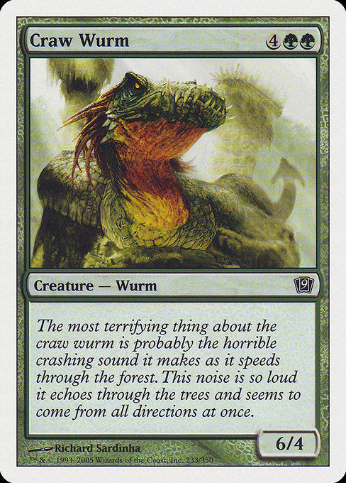 Craw Wurm (233) [Ninth Edition]