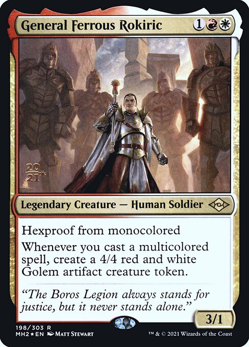 General Ferrous Rokiric (198s) [Modern Horizons 2 Promos]