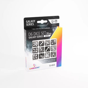 Gamegenic Galaxy: Moon 12D6 Dice Set image 0