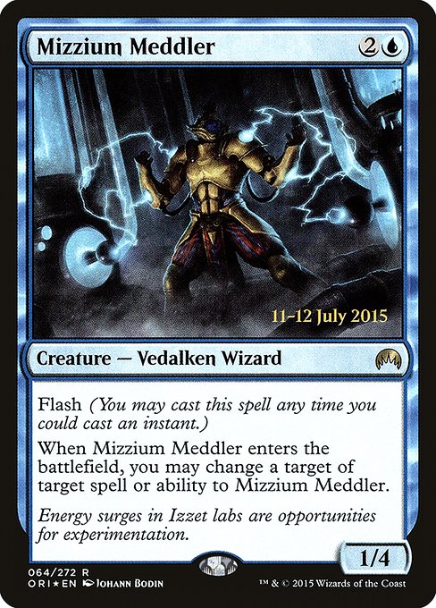 Mizzium Meddler (64s) [Magic Origins Promos]