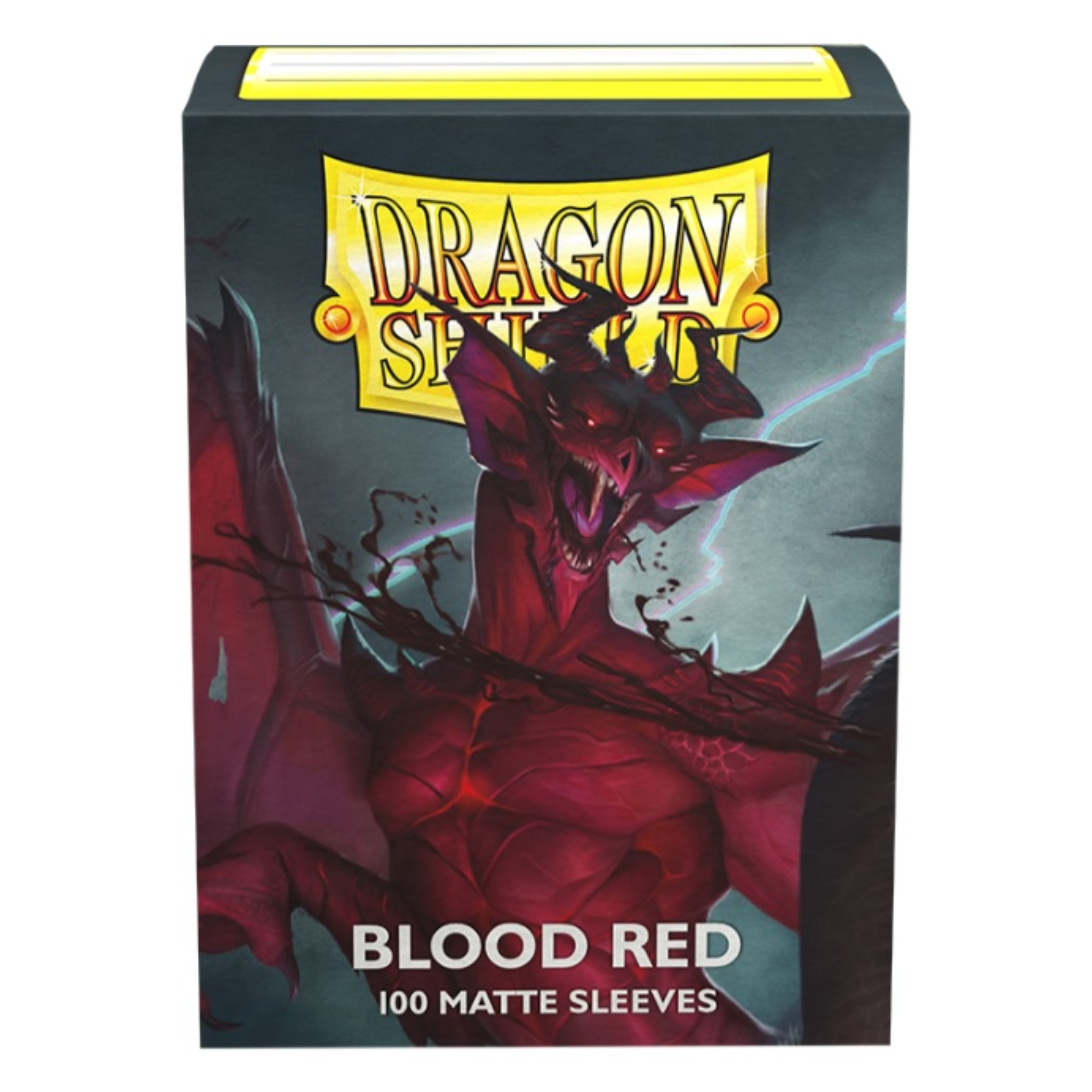 Dragon Shield Blood Red Matte Sleeves 100 Count