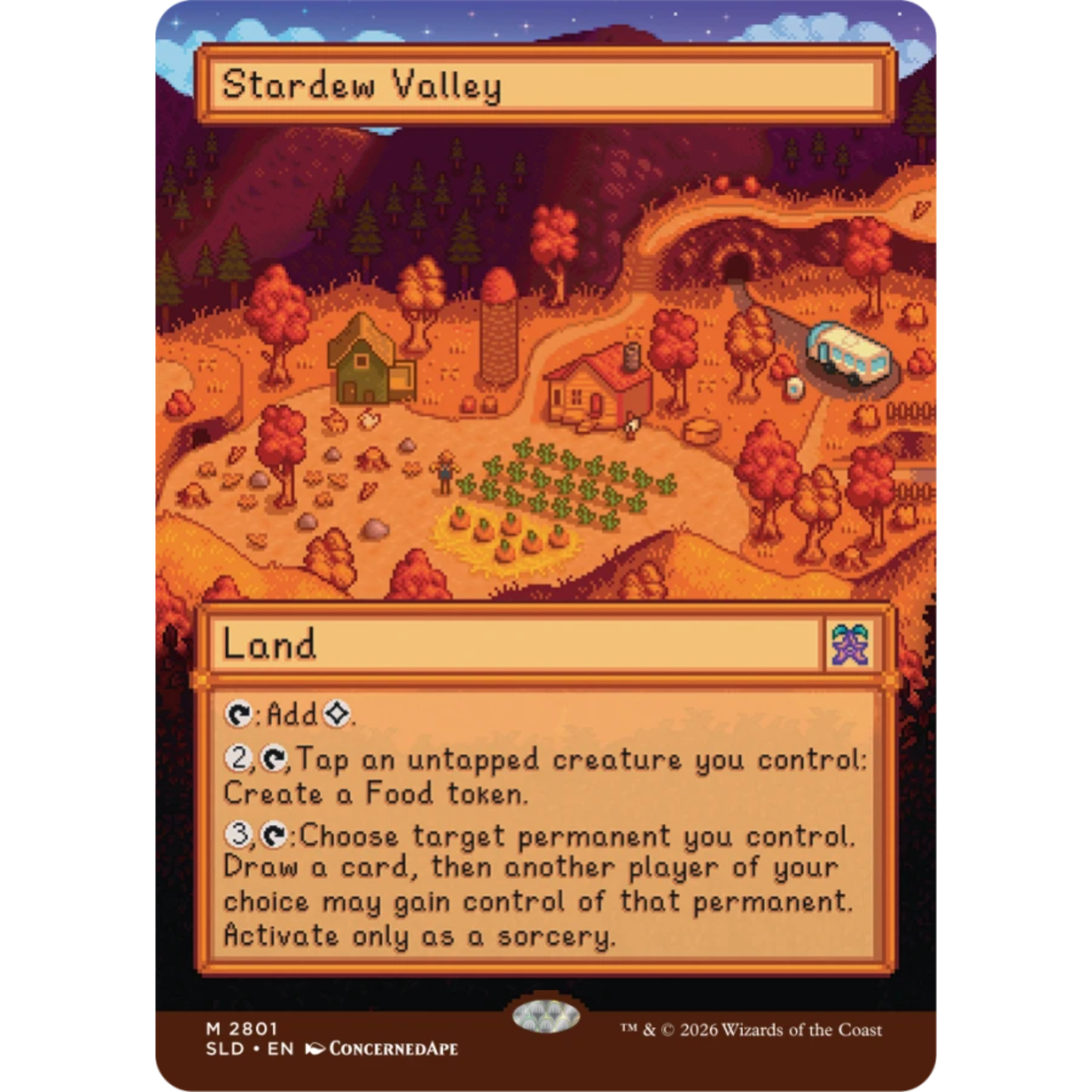 Magic The Gathering Secret Lair x Stardew Valley: Welcome to Stardew Valley - Non-Foil