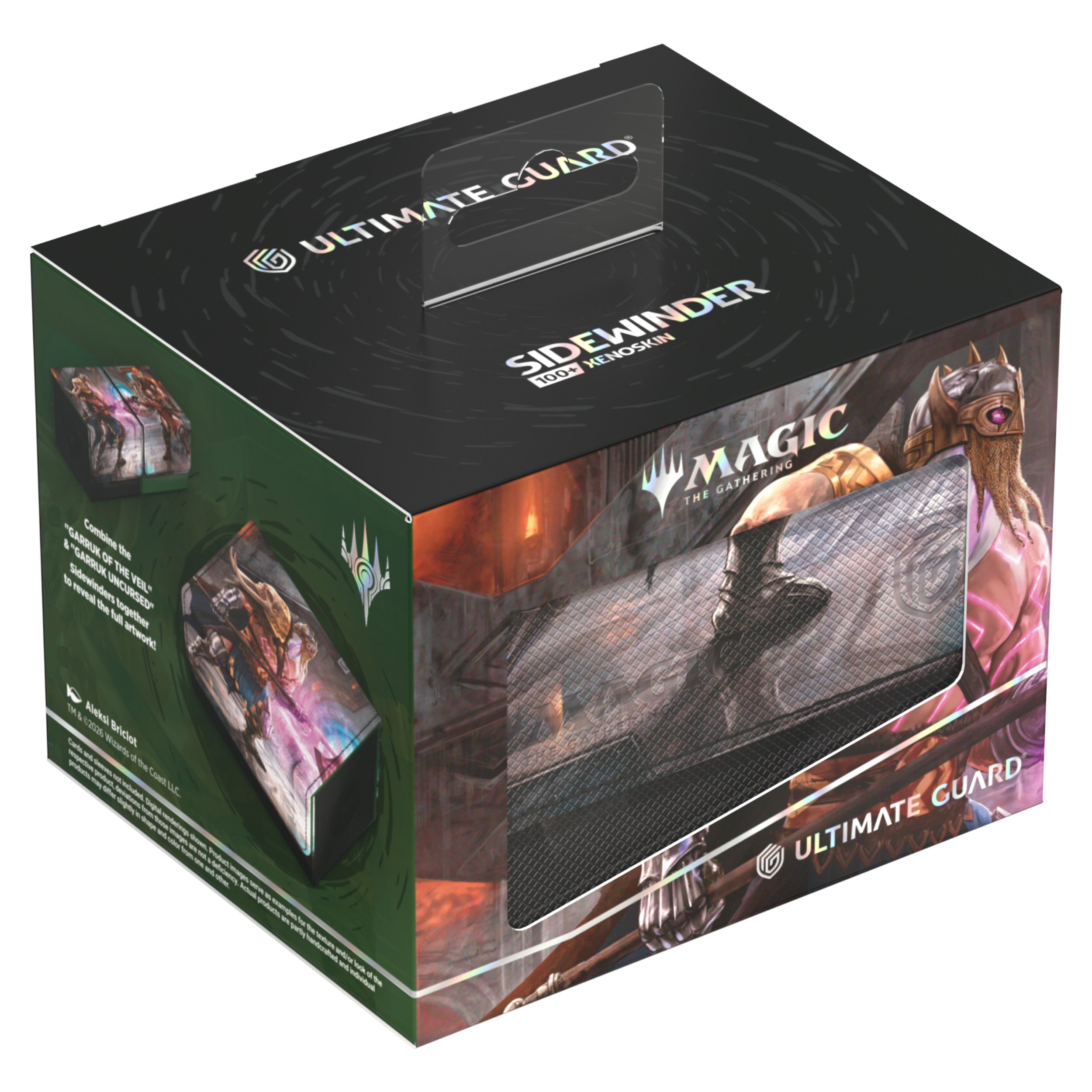UG Deck Case Sidewinder 100+ Xenoskin MTG Reality Fracture - Garruk of the Veil