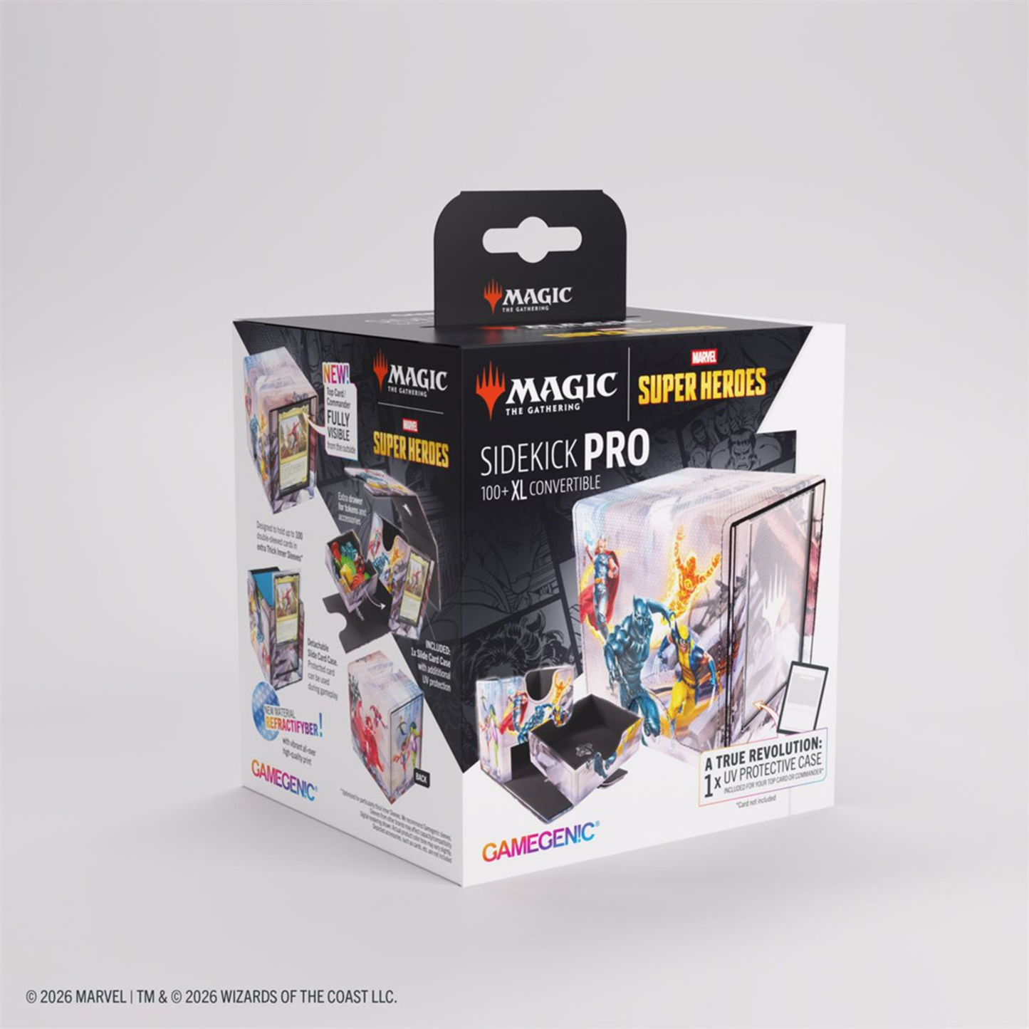 Marvel Super Heroes: Sidekick Pro (100+) Deck Box: Marvel Super Heroes