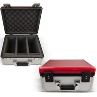 EVORETRO Red And Sliver Graded Card X Case 3 Rows TSA Lock