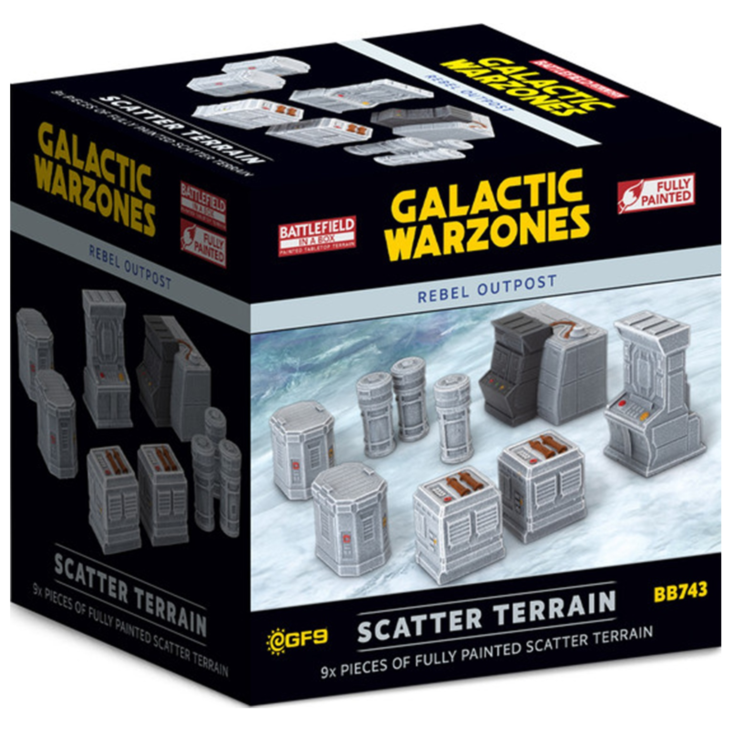 Battlefield in a Box Galactic Warzones Scatter Terrain