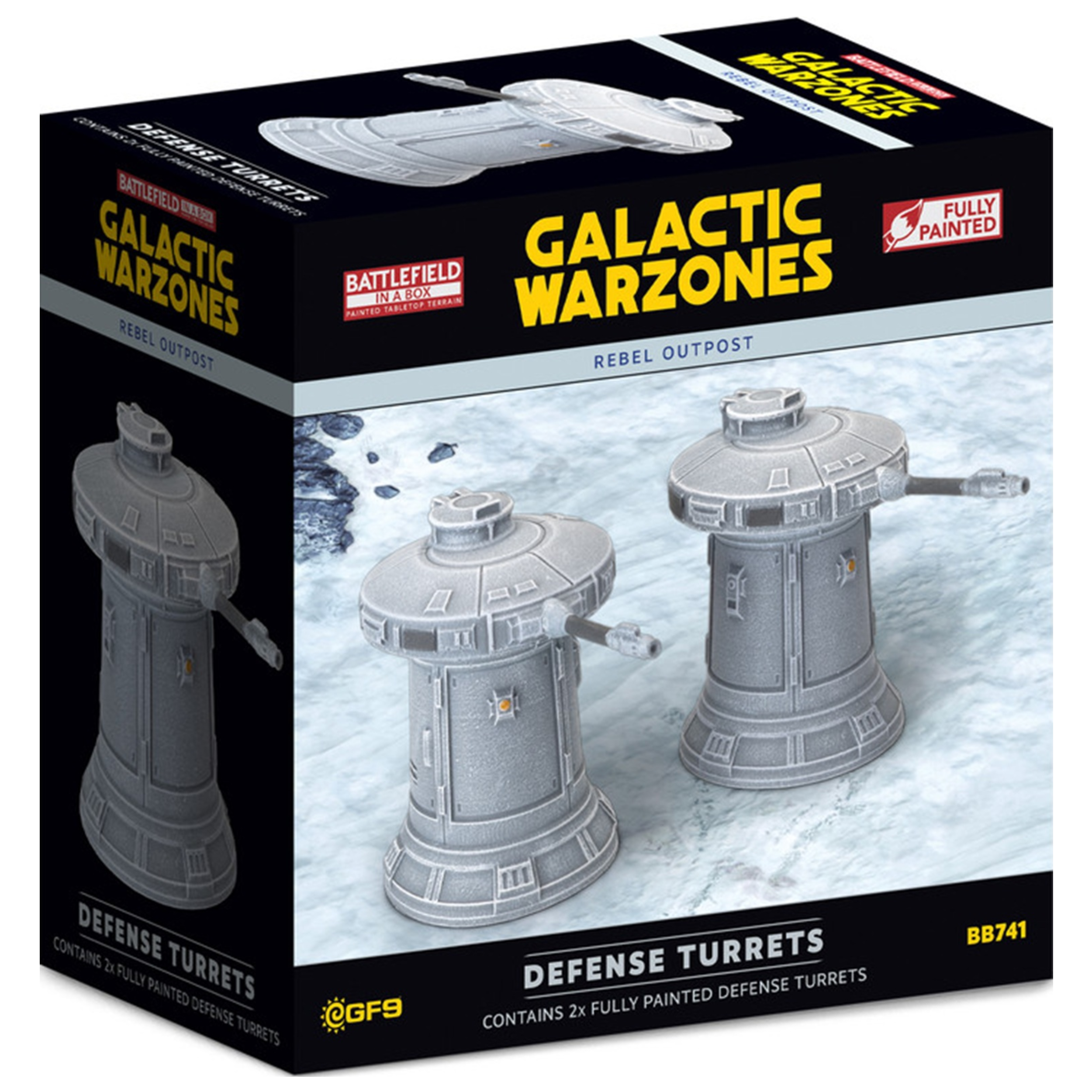 Battlefield in a Box Galactic Warzones Defense Turrets