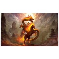 Dragon Shield Playmat With Tube Fire Horse