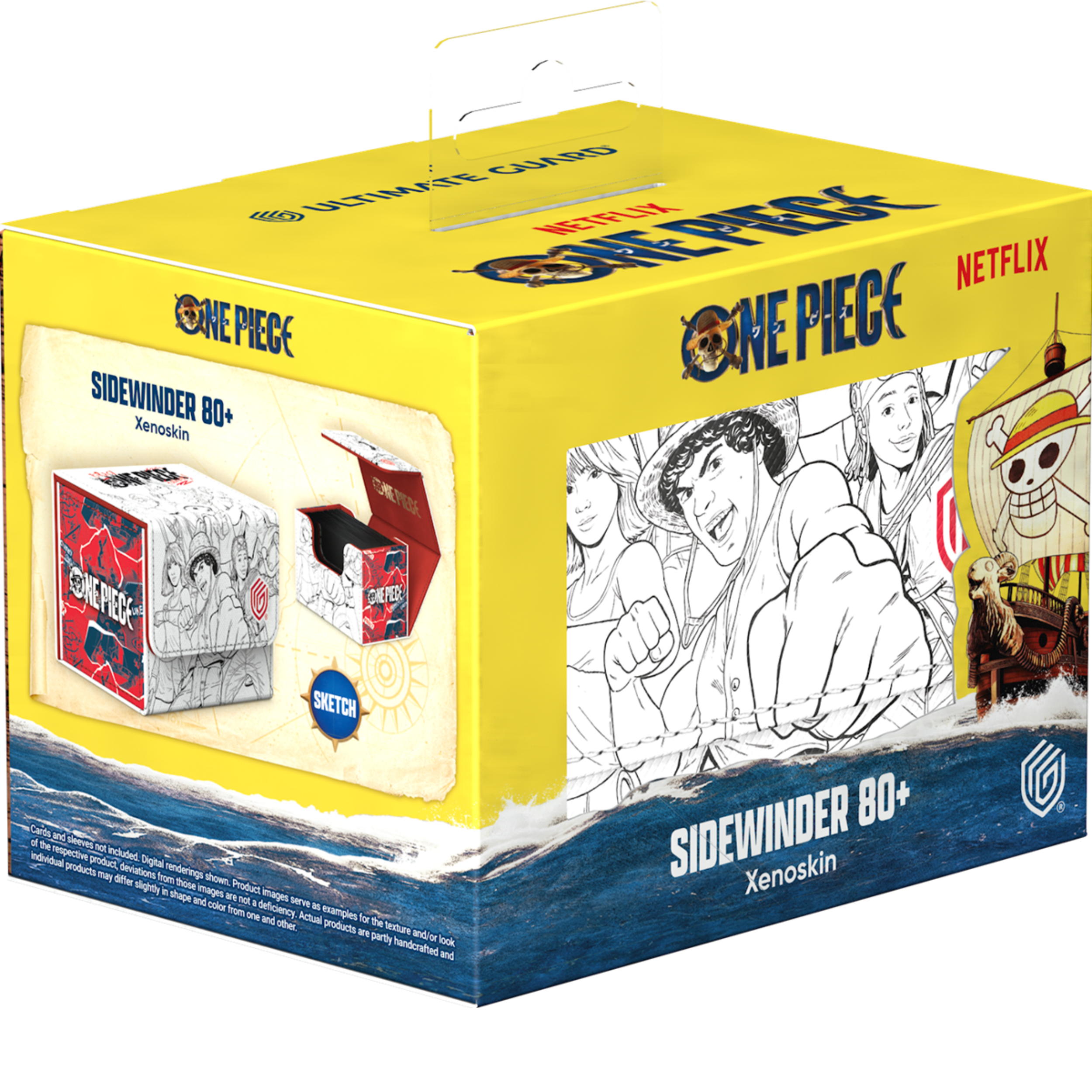 Ultimate Guard Deck Case Sidewinder 80+ Xenoskin One Piece - Sketch