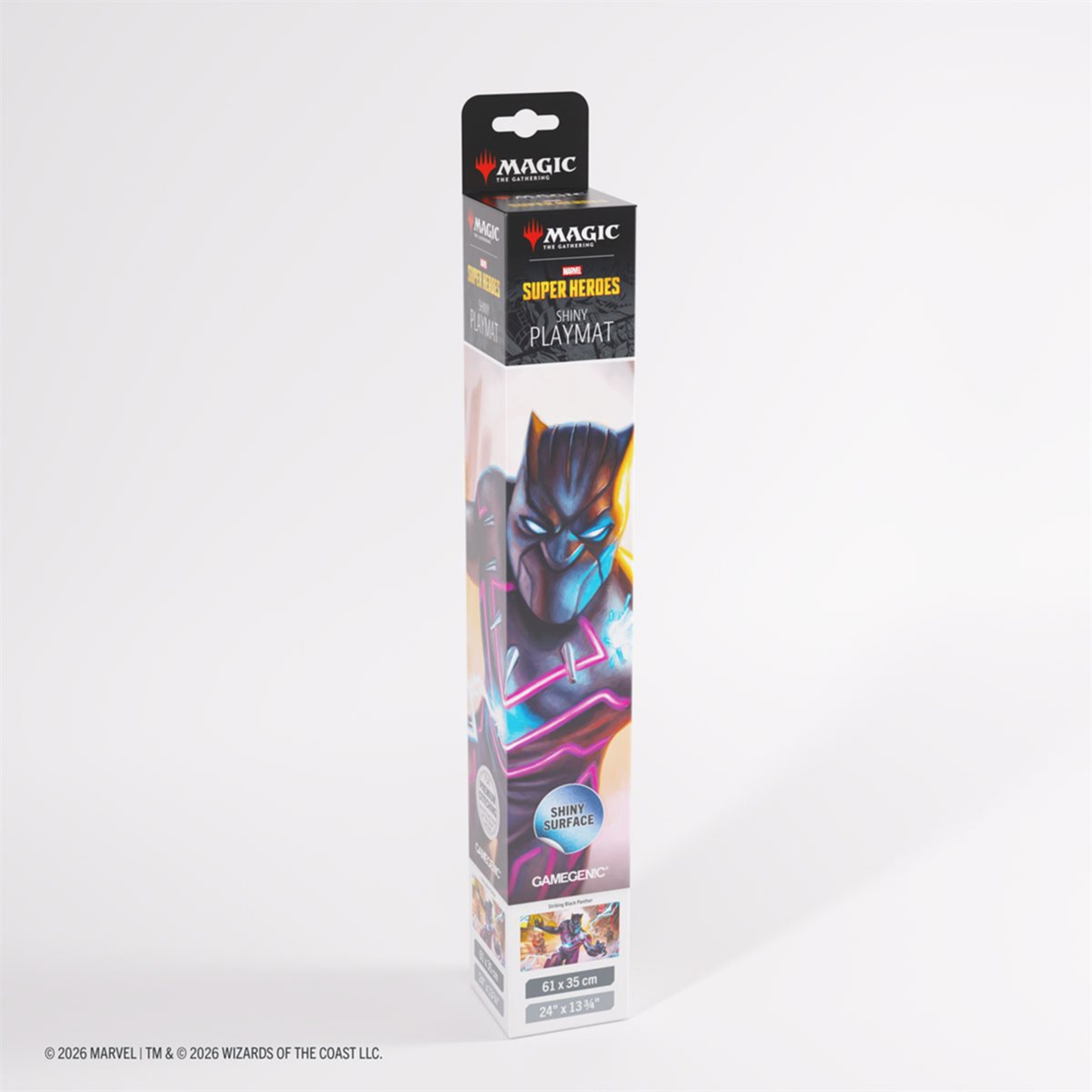 Marvel Super Heroes: Striking Black Panther Shiny Playmat