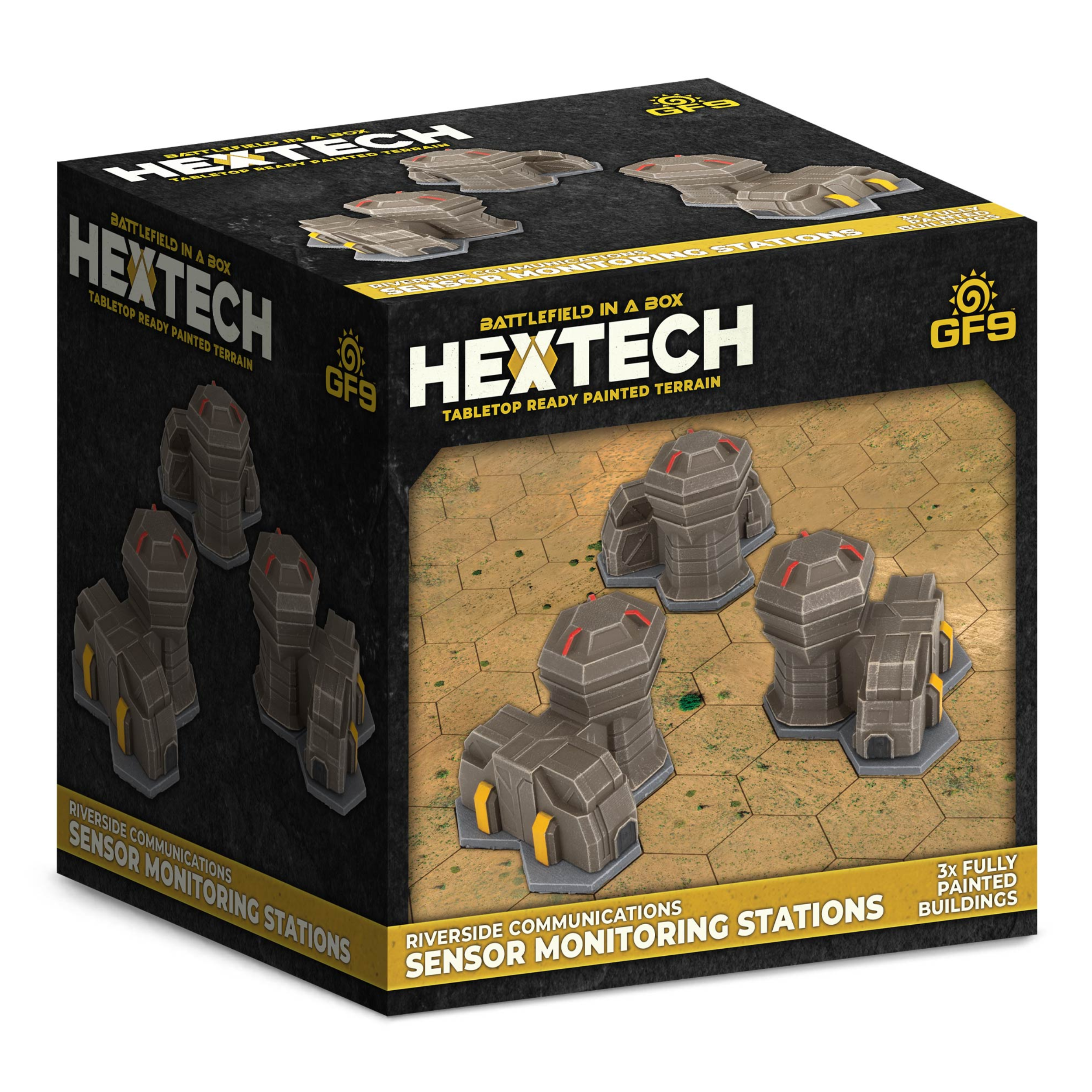 Sensor Monitoring Stations Hextech Riverside Communications