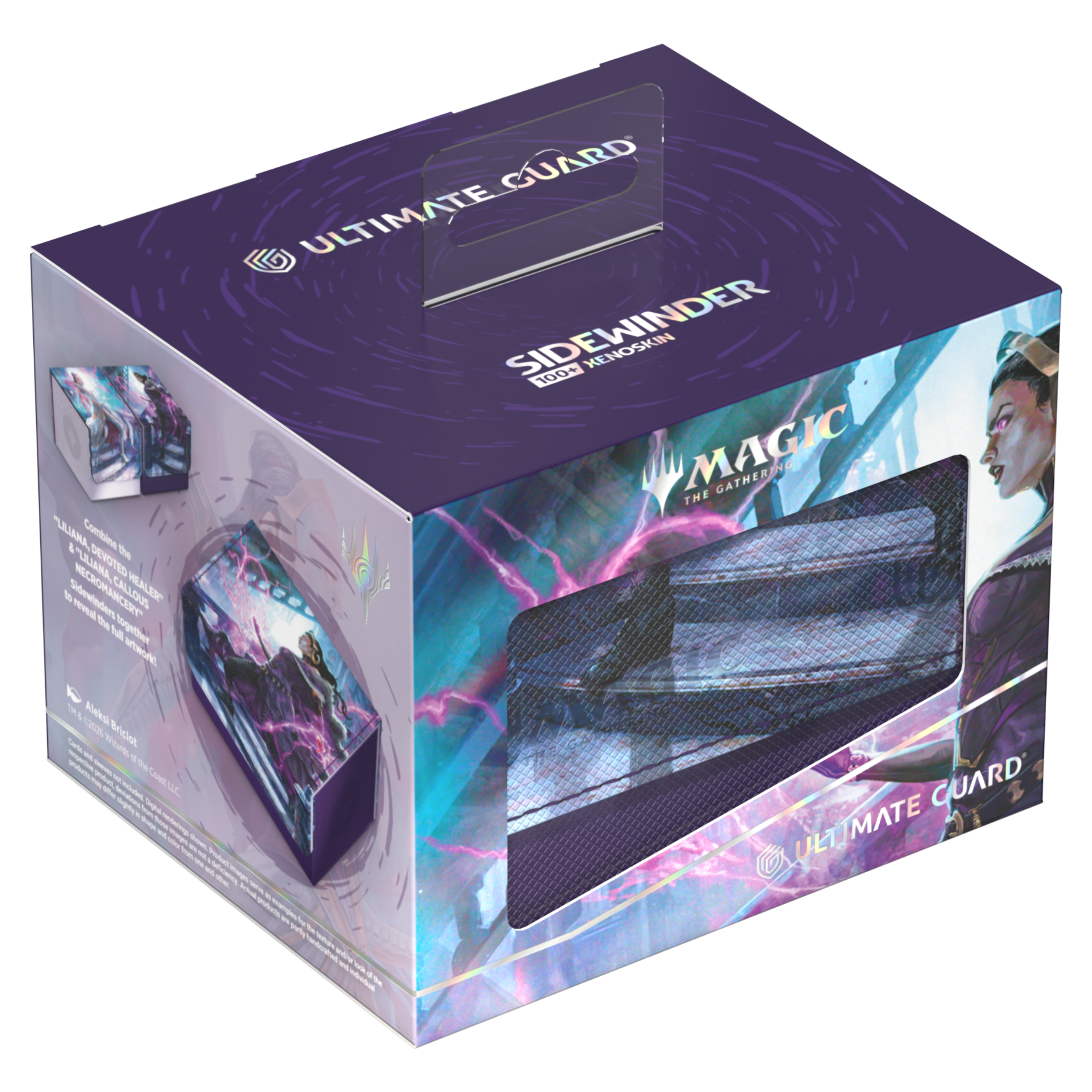 UG Deck Case Sidewinder 100+ Xenoskin MTG Reality Fracture - Liliana, Callous Necromancer